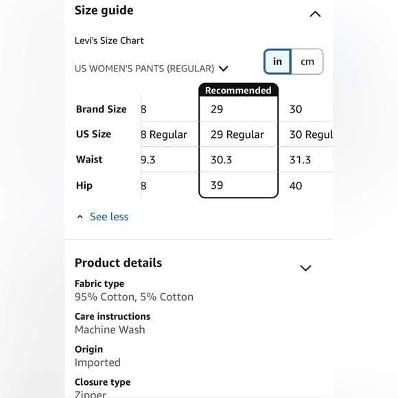 Levi's Women's 94 Baggy Wide Leg Jean Levi jeans black - Picture 4 of 5